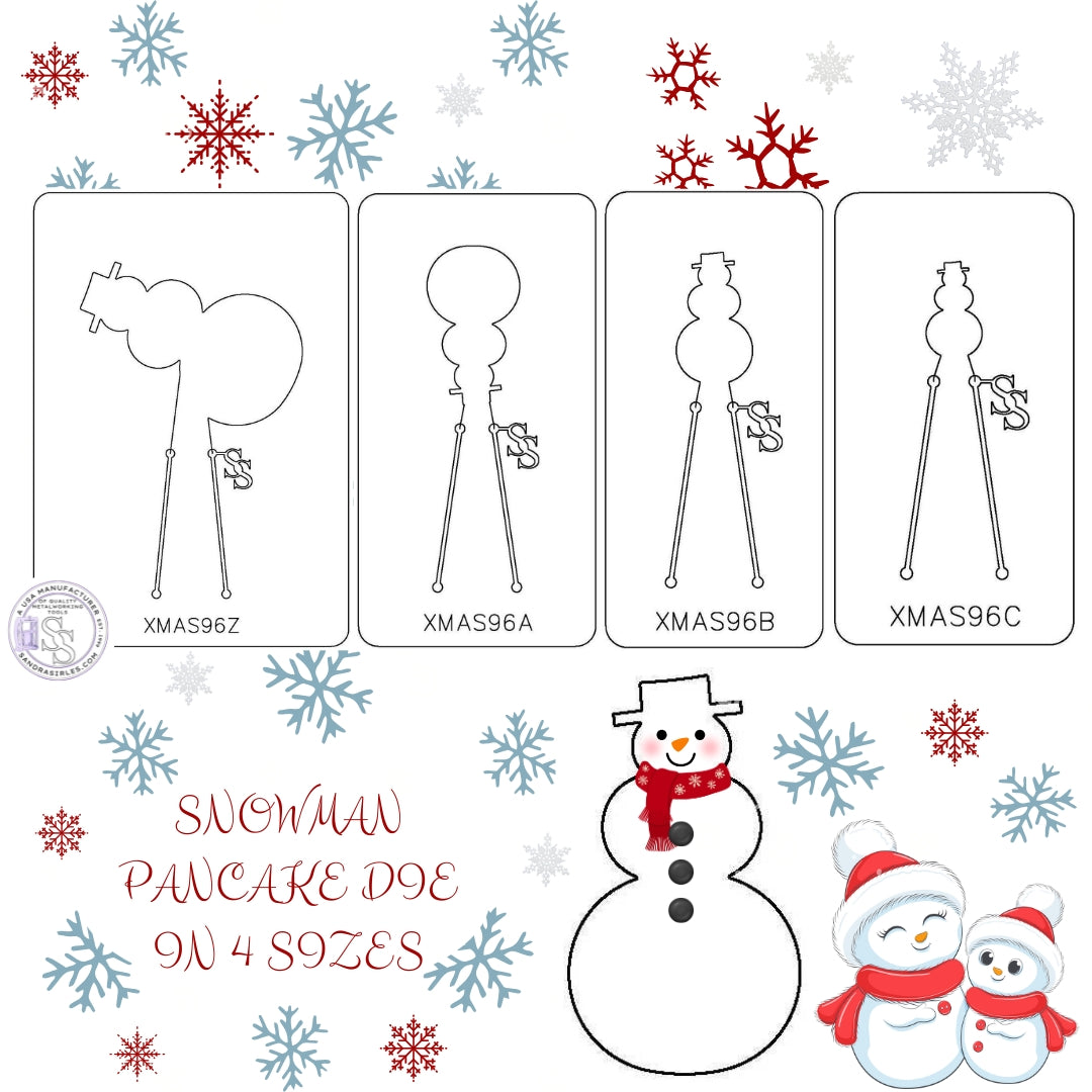 PANCAKE DIE XMAS96 SNOWMAN